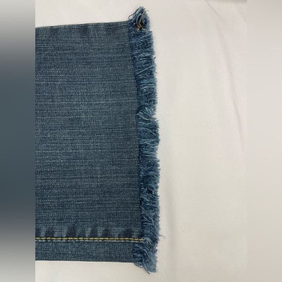 Rare Armani Exchange Vintage 90’s Fringe Boot/flare cut Boyfriend Style Jeans - Picture 4 of 10